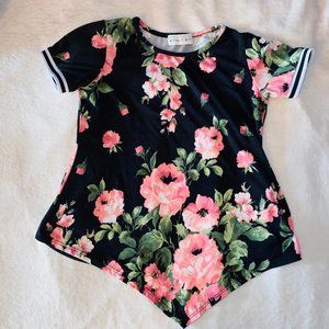 floral blouse